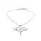 UNOde50 Silver short chain pendant Manta Ray Necklace-shopbody.com