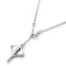 UNOde50 Silver short chain pendant Manta Ray Necklace-shopbody.com