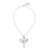 UNOde50 Silver short chain pendant Manta Ray Necklace-shopbody.com