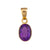 Charles Albert Alchemia - Amethyst Oval Pendant-shopbody.com