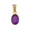 Charles Albert Alchemia - Amethyst Oval Pendant-shopbody.com