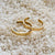 Charles Albert Alchemia - Hammered Flat Hoop-shopbody.com