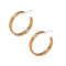 Charles Albert Alchemia - Hammered Flat Hoop-shopbody.com