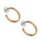 Charles Albert Alchemia - Hammered Flat Hoop-shopbody.com