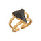 Charles Albert Alchemia - Shark Tooth Adjustable Cuff Ring-shopbody.com