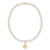 Enewton Classic Pearl 3mm Bead Bracelet - Signature Cross Gold Charm-shopbody.com