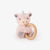 Elegant Baby Plush Unicorn Wooden Ring Rattle-shopbody.com