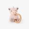 Elegant Baby Plush Unicorn Wooden Ring Rattle-shopbody.com