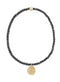 Enewton faceted hematite 2mm bead bracelet - inspire small gold charm-shopbody.com