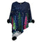 mccc-sportswear Winter Cabin Knit Poncho-shopbody.com