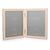 Addison Ross Pale Pink Enamel & Gold Double Frame-shopbody.com