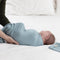 Bella Tunno Fog Rib Swaddle & Beanie Set-shopbody.com