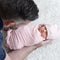 Bella Tunno Blush Rib Swaddle & Beanie Set-shopbody.com