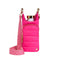 WanderFull HydroBag®  Bright Pink with Pink & Cream Patterned Strap-shopbody.com
