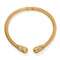 Brighton Meridian Open Hinged Bangle - Gold- shopbody.com
