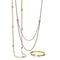 Brighton Meridian Open Hinged Bangle - Gold- shopbody.com
