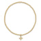 Enewton classic gold 2mm bead bracelet - classic beaded signature cross small gold charm-shopbody.com