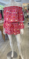 La Mer Luxe Jayda Romper-Punch/Blush Croatia-shopbody.com