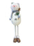Gerson 35.4"H Lighted Plush Holiday Standing Snowman-shopbody.com