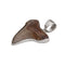 Charles Albert Sterling Silver Fossil Shark Tooth Pendant-shopbody.com