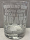 Carson Home Accents' Etched Rocks Glass-shopbody.com