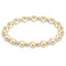 Enewton pearl grateful pattern 4mm bead bracelet - 6mm gold-shopbody.com