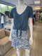 Zen Knits Printed Short Skirt - Tahoe-shopbody.com