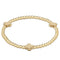 Enewton Signature Cross Small Gold Pattern 2MM Bead Bracelet Turquoise-shopbody.com