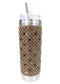 Jacqueline Kent Chocolate Diamond Crystal Tumbler-shopbody.com