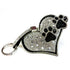 Jacqueline Kent Heart Purse Charm-AB w/black paws-shopbody.com