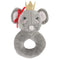 Stephan Baby Swaddles with Plush Rattle - Mouse Queen-shopbody.com