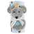 Stephan Baby Swaddles with Plush Rattle - Mouse King-shopbody.com