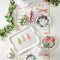 Slant Collections Foil Fringe Napkins -  Merry Christmas Tree's-shopbody.com