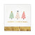 Slant Collections Foil Fringe Napkins -Merry Christmas Tree's-shopbody.com