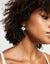 UNOde50 Silver Manta ray-shaped drop earrings-shopbody.com