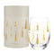 Santa Barbara Design Studio Stemless Wine Glass - Gold Trees-shopbody.com