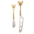Santa Barbara Design Studio Gold Bow Cheese Knives - Set of 2-shopbody.com