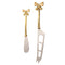 Santa Barbara Design Studio Gold Bow Cheese Knives - Set of 2-shopbody.com