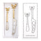 Santa Barbara Design Studio Gold Bow Cheese Knives - Set of 2-shopbody.com