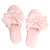 Bella Sleep + Spa Slippers Light Blush Bow-shopbody.com