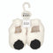 Stephan Baby Plush Slippers - Ivory/Black-shopbody.com