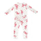Stephan Baby Cozy Romper with Ruffles - Candy Canes-shopbody.com