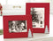 Mariposa Red Linen with Dotty Christmas Tree 4x6 Frame- shopbody.com