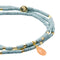 Scout Teardrop Stone Wrap Blue Howlite/Sunstone/Gold - Stone of Harmony-shopbody.com