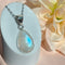 Charles Albert Silver - Rainbow Moonstone Pendant-shopbody.com