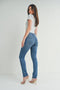 Just Black Denim The Long Leg Straight - Medium Dark-shopbody.com