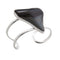 Charles Albert Silver - Shark Tooth Double Band Cuff-shopbody.com