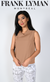 Frank Lyman Cocoa Woven Top-shopbody.com
