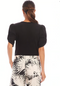 Karen Kane Ribbed Twist Sleeve V-Neck Top-shopbody.com