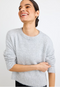 Bella Dahl Slouchy Sweater-Siver Shimmer-shopbody.com
